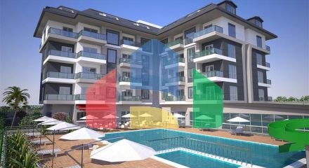 Новый проект в районе Оба Новый проект в районе Оба