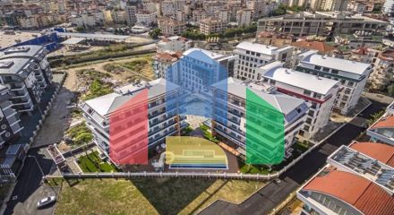 Чудова квартира плануванням 3 + 1 в районі Оба