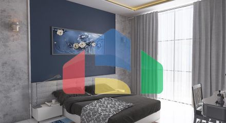 1+1 apartment in a complex under construction
