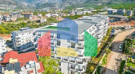 Двухуровневая квартира 3+1 с собственным садом