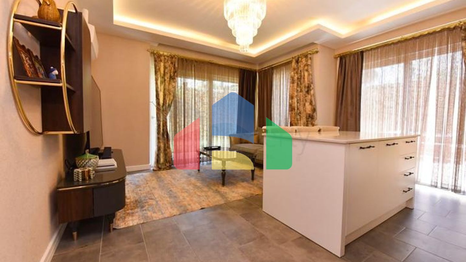 Двухуровневая квартира 3+1 с собственным садом