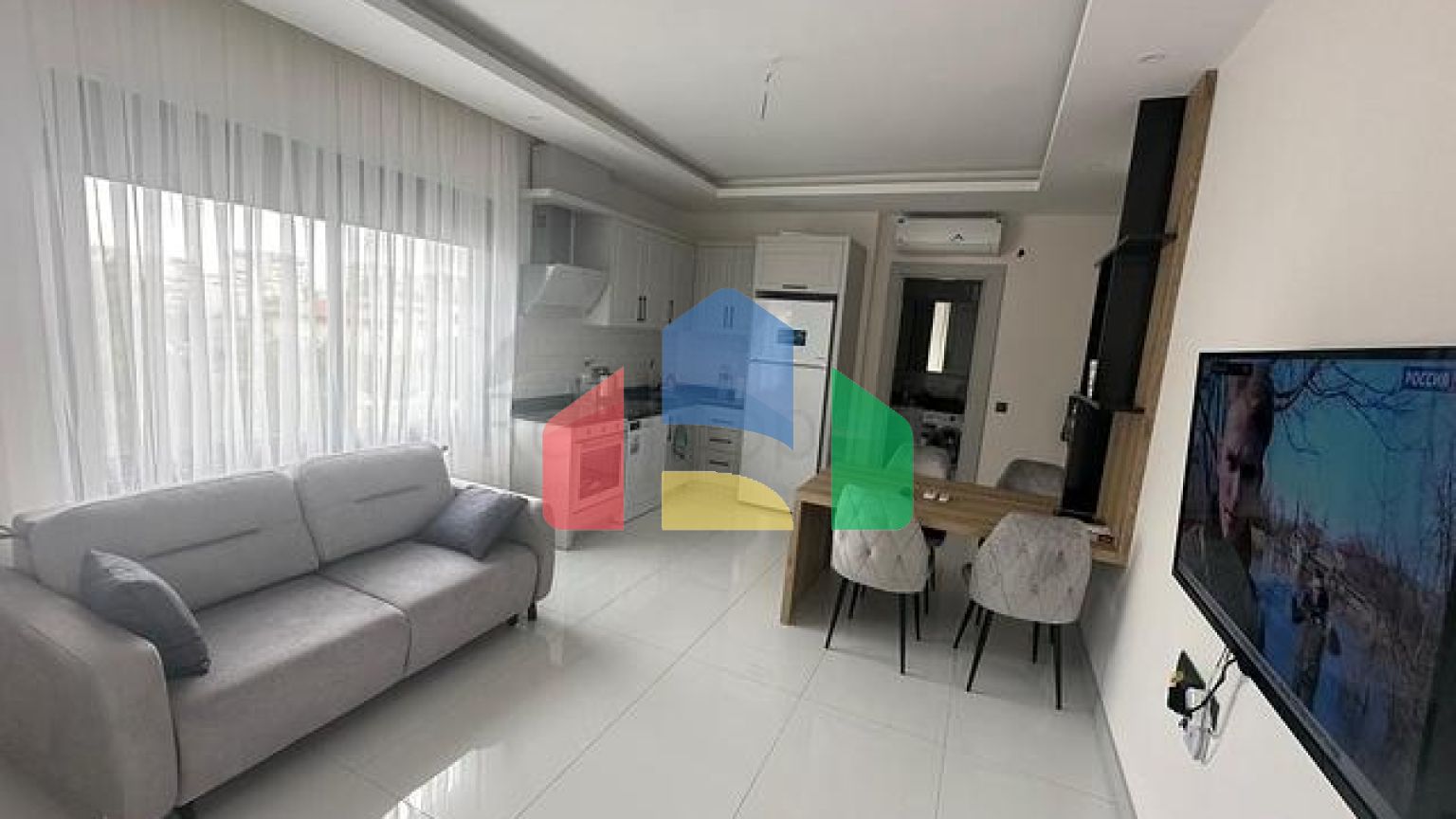 Квартира 1+1 в районе Оба