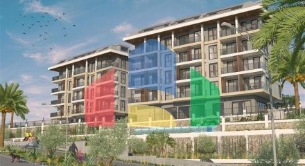 Современный комплекс в европейском районе Оба