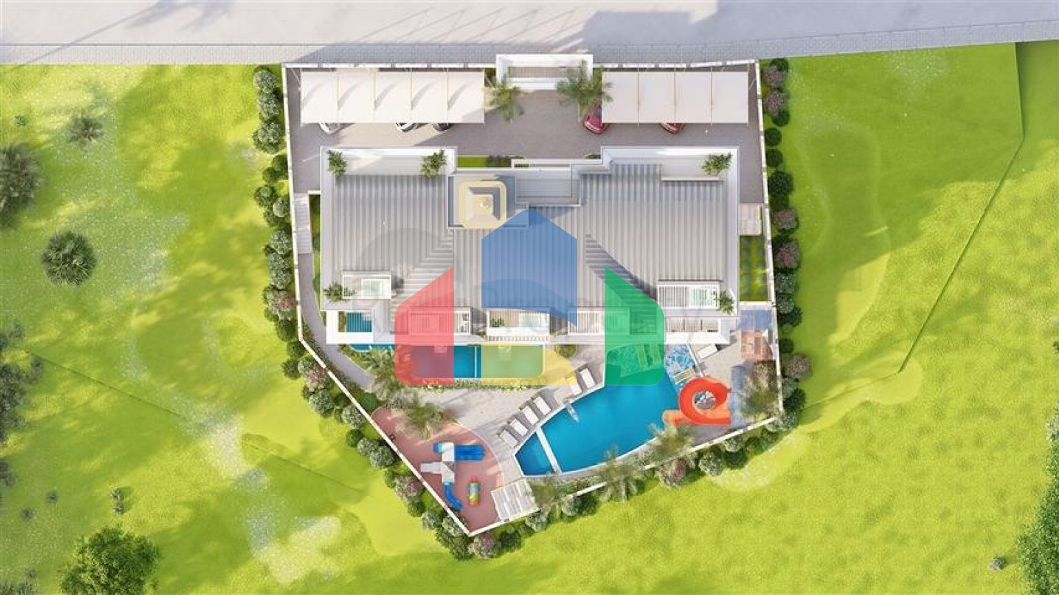 Комплекс в современном стиле в престижном районе Оба