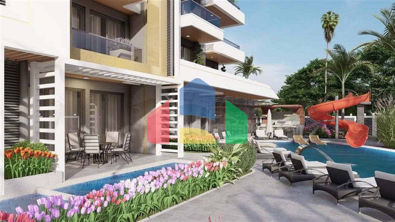 Комплекс в современном стиле в престижном районе Оба