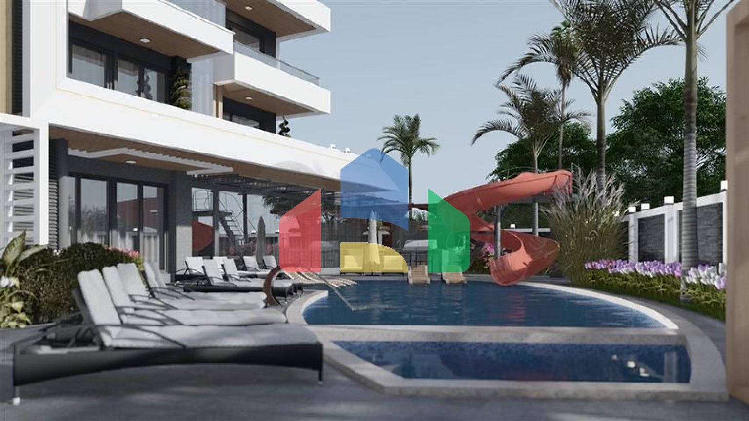 Комплекс в современном стиле в престижном районе Оба