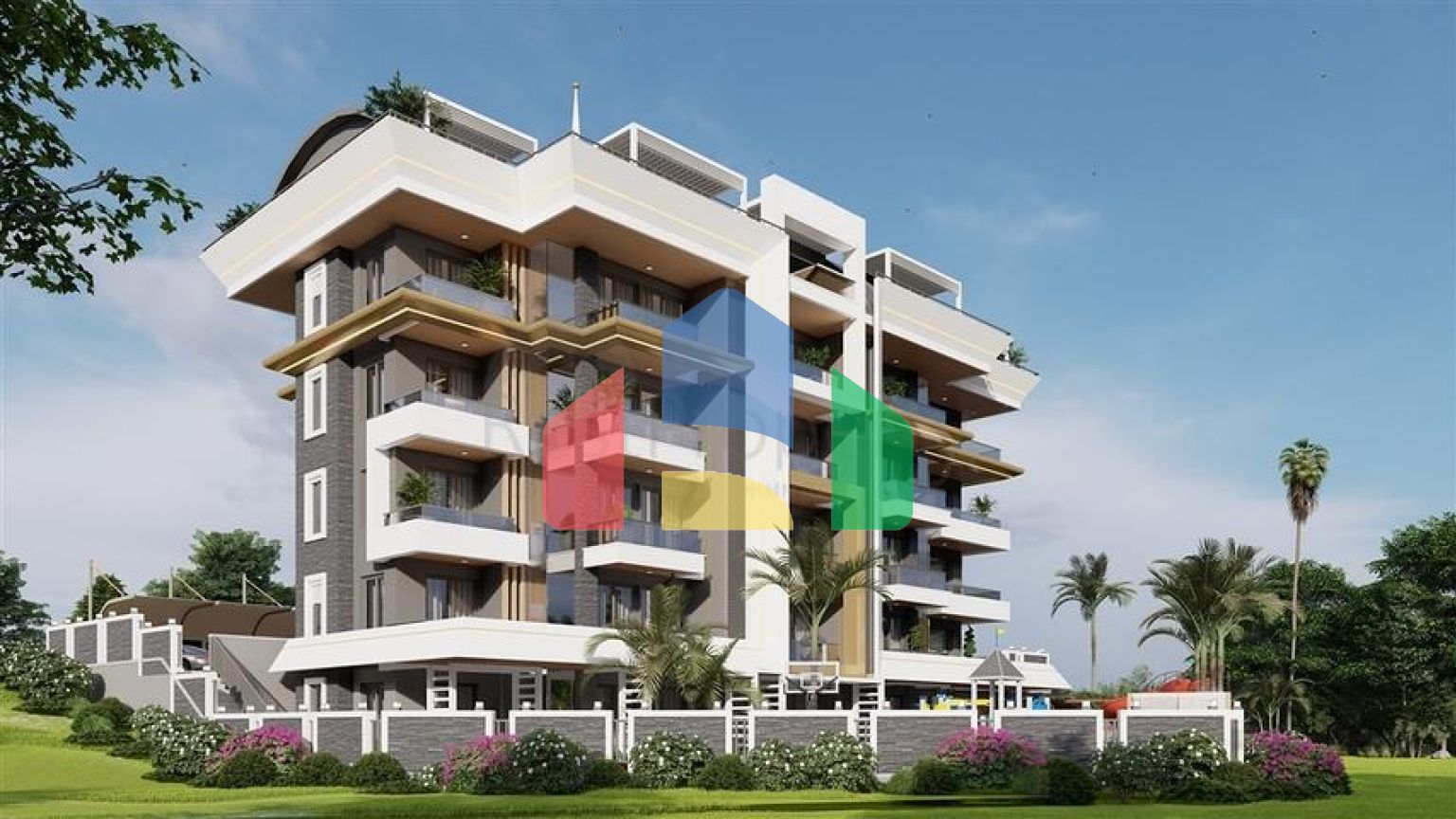 Комплекс в современном стиле в престижном районе Оба