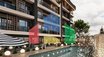 Новый строящийся жилой комплекс в районе Оба Новый строящийся жилой комплекс в районе Оба