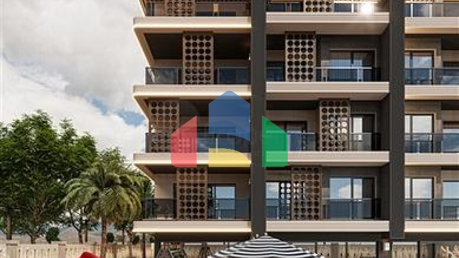 Новый строящийся жилой комплекс в районе Оба