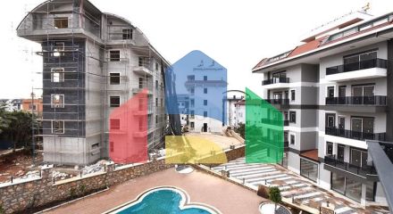 Квартира 1+1 в новому комплексі в районі Оба