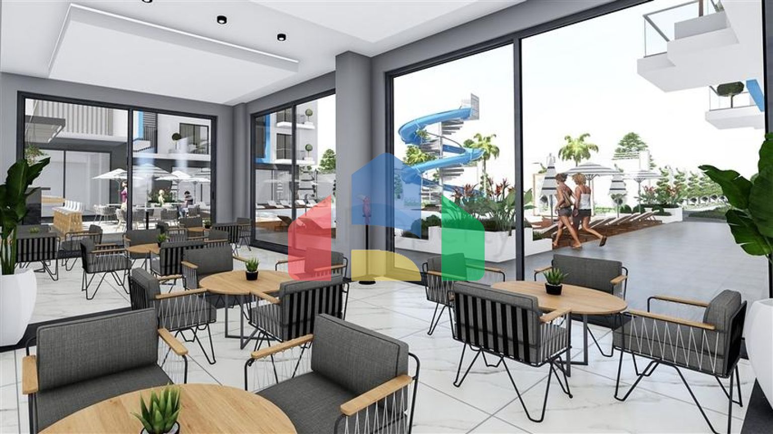 Квартира в новому комплексі в районі Оба