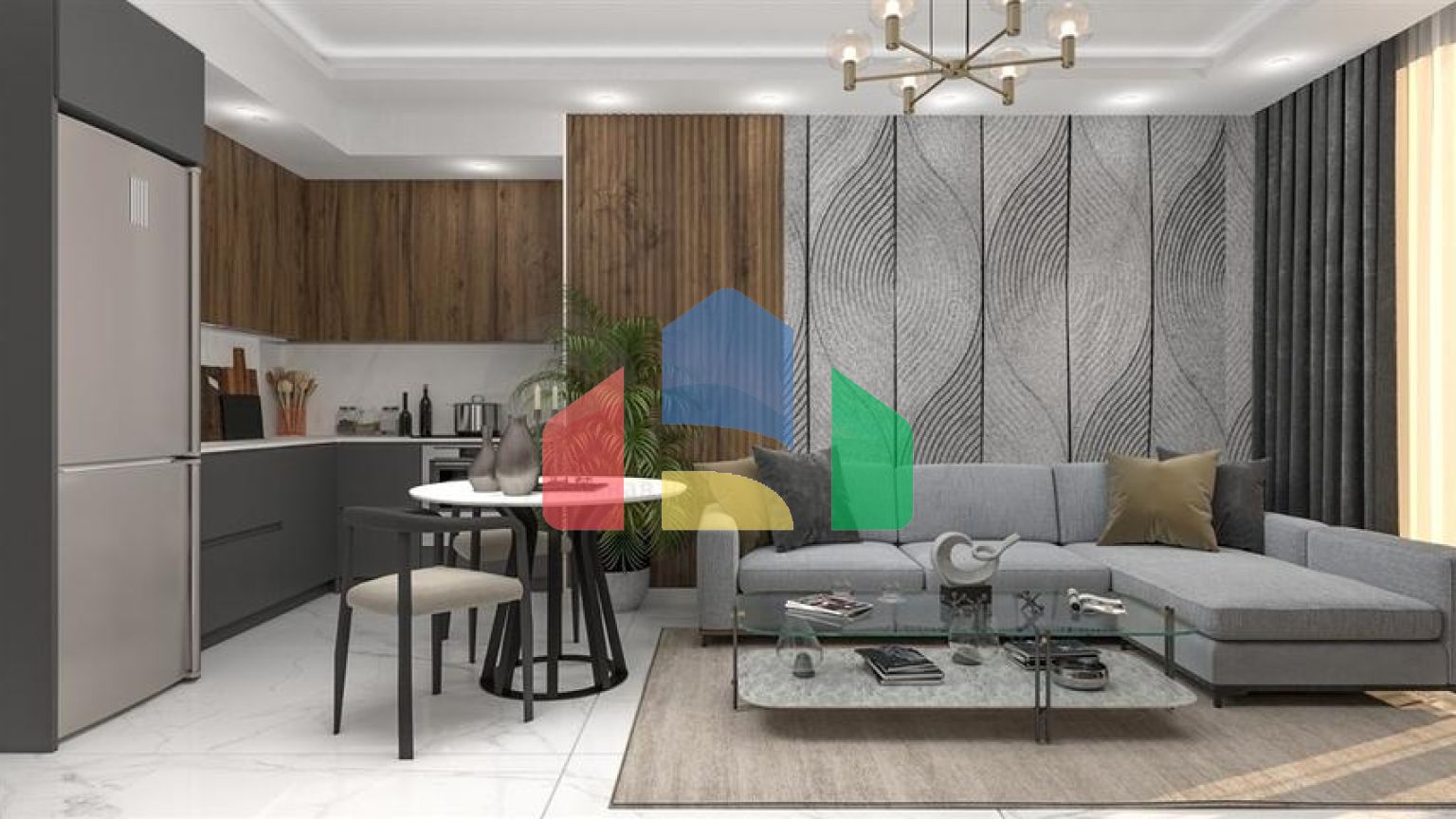 Новый проект в районе Оба в 350 м от моря