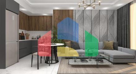 Новый проект в районе Оба в 350 м от моря Новый проект в районе Оба в 350 м от моря