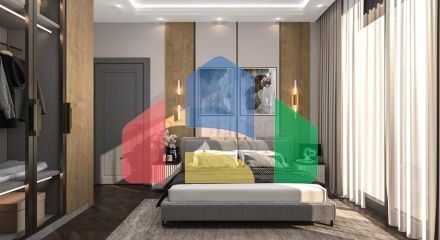 Новый проект в районе Оба в 350 м от моря Новый проект в районе Оба в 350 м от моря