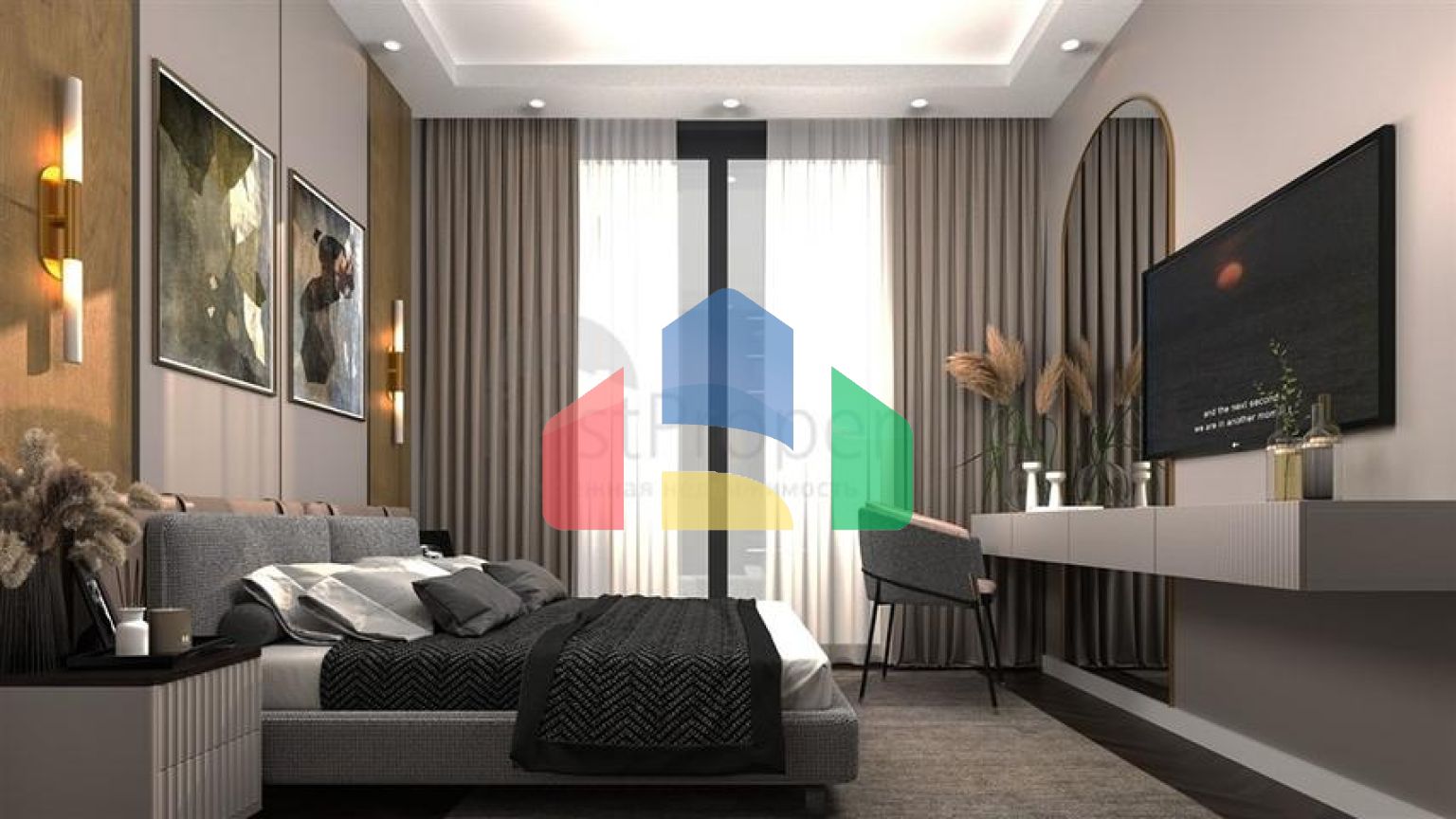 Новый проект в районе Оба в 350 м от моря