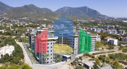 A new complex under construction in the European district of Oba