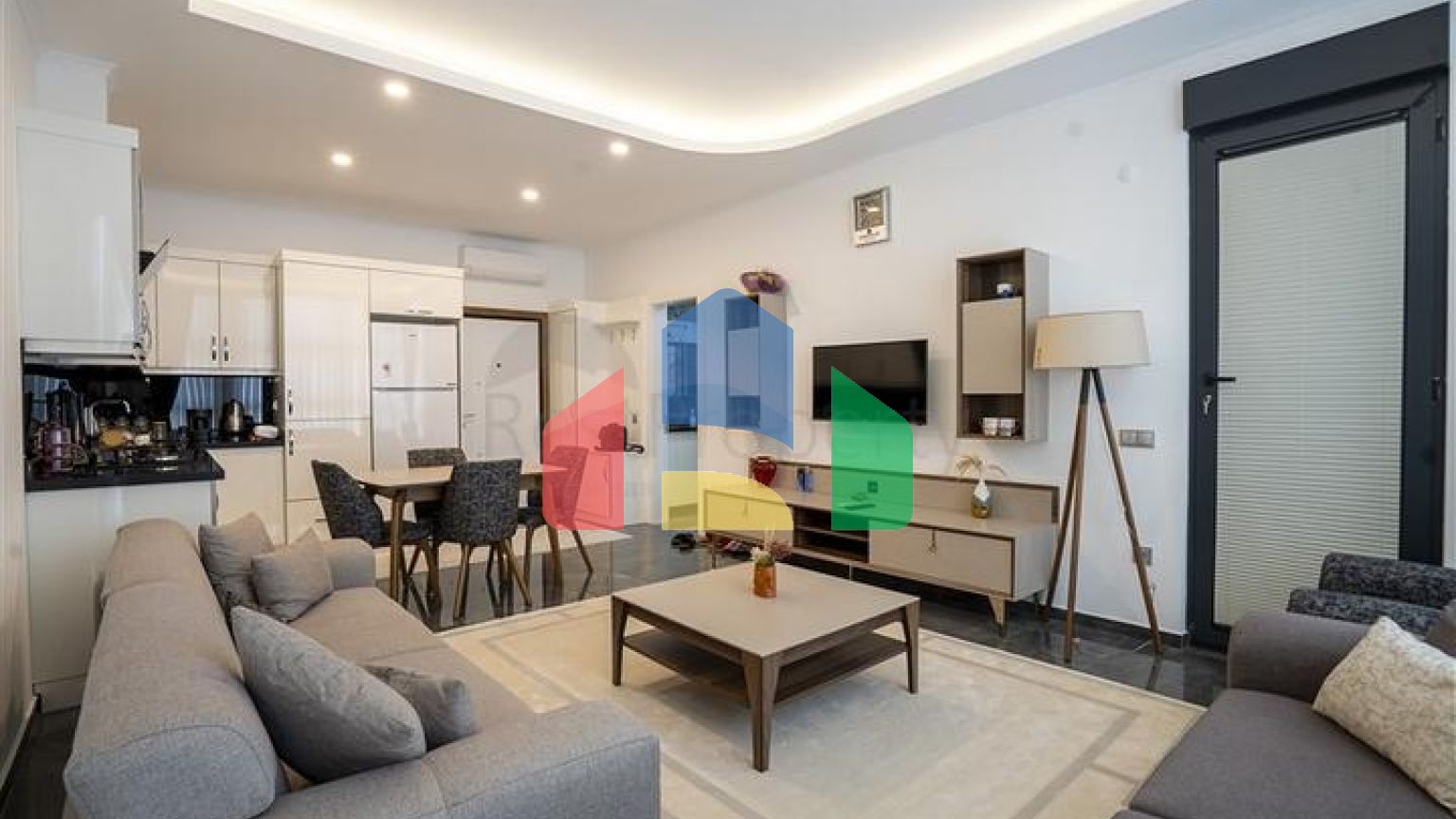 Затишна квартира 1 + 1 в сучасному житловому комплексі району Оба