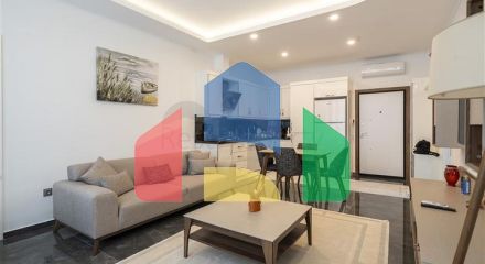 Затишна квартира 1 + 1 в сучасному житловому комплексі району Оба