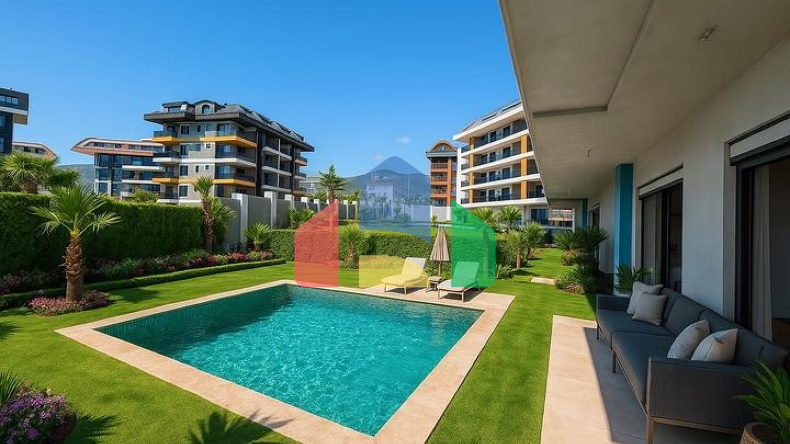 Moye Oba Residence-дуплекс з власним басейном в престижному районі Оба, Аланія