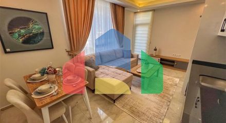 Двокімнатна квартира 1 + 1 в центрі району Оба