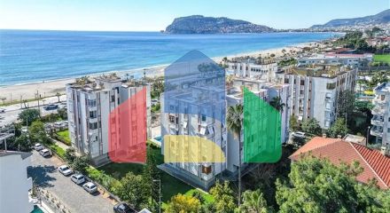 Просторная меблированная квартира в районе Оба