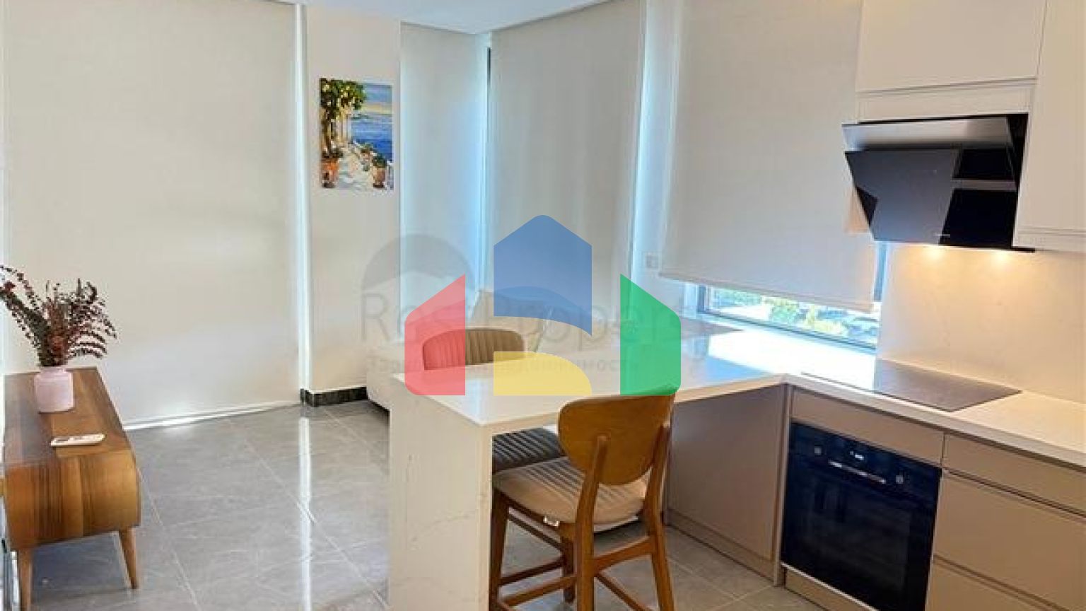 Пентхаус с двумя спальнями и панорамными видами в современном комплексе района Оба