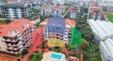 Квартира 2+1 в районе Оба с развитой инфраструктурой комплекса