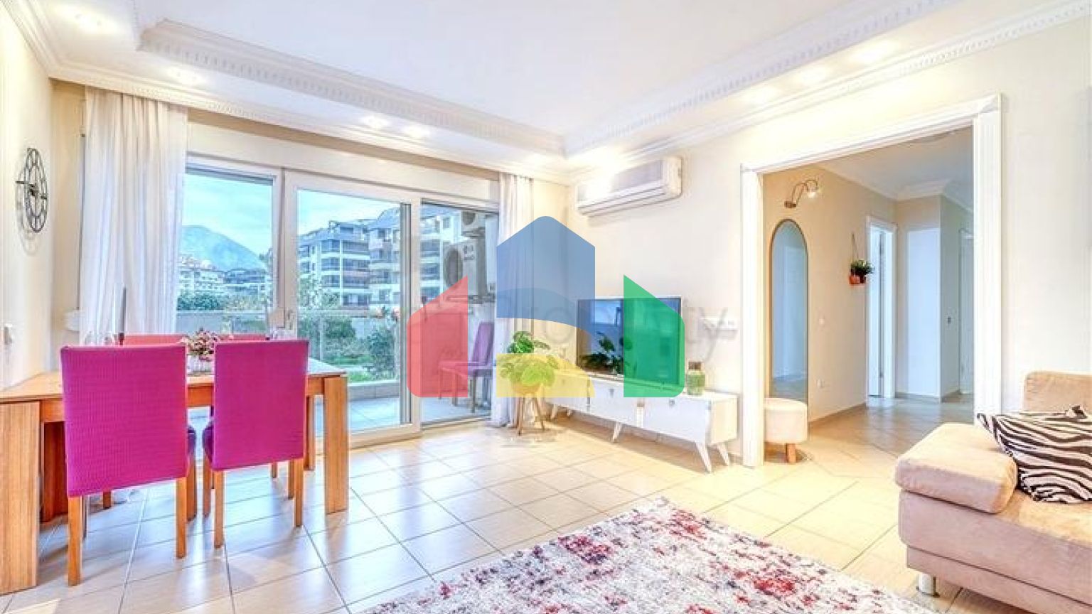 Квартира 2+1 в районе Оба с развитой инфраструктурой комплекса