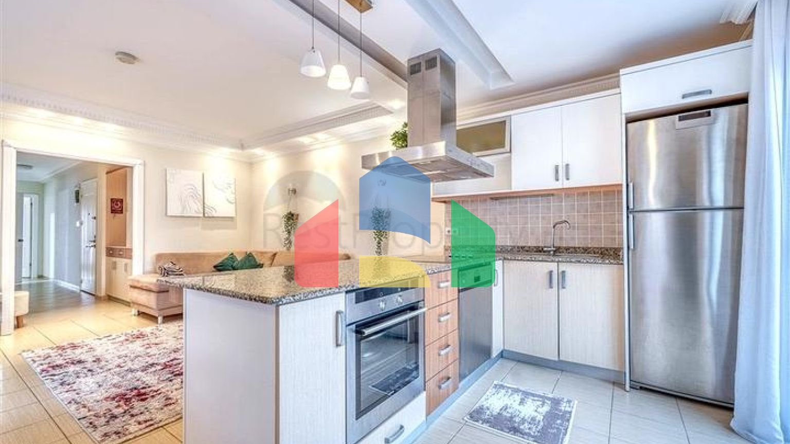 Квартира 2+1 в районе Оба с развитой инфраструктурой комплекса