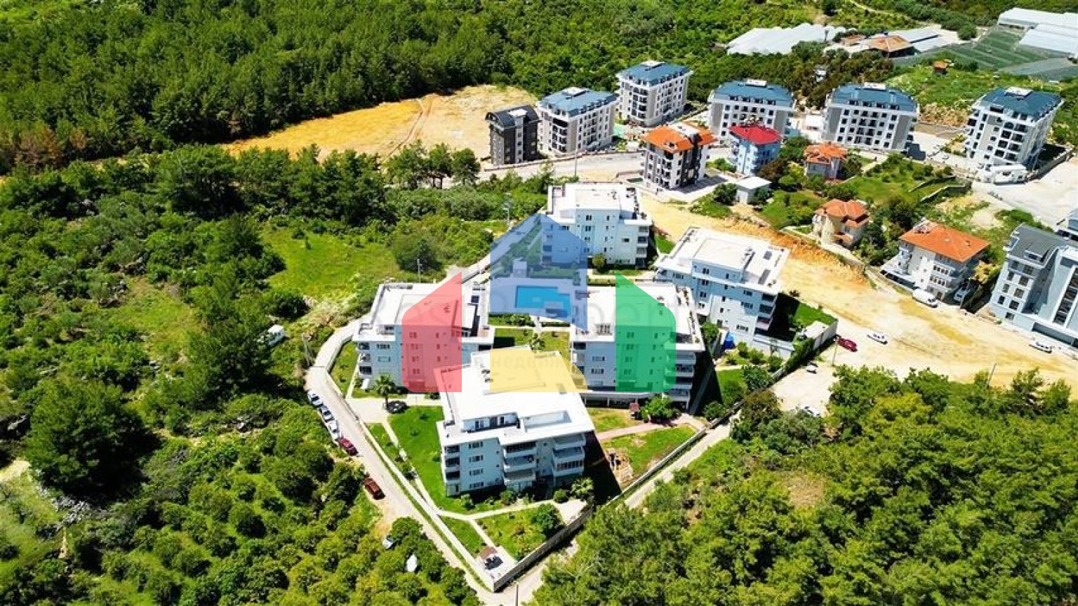 Квартира 2+1 в зелёном районе Оба