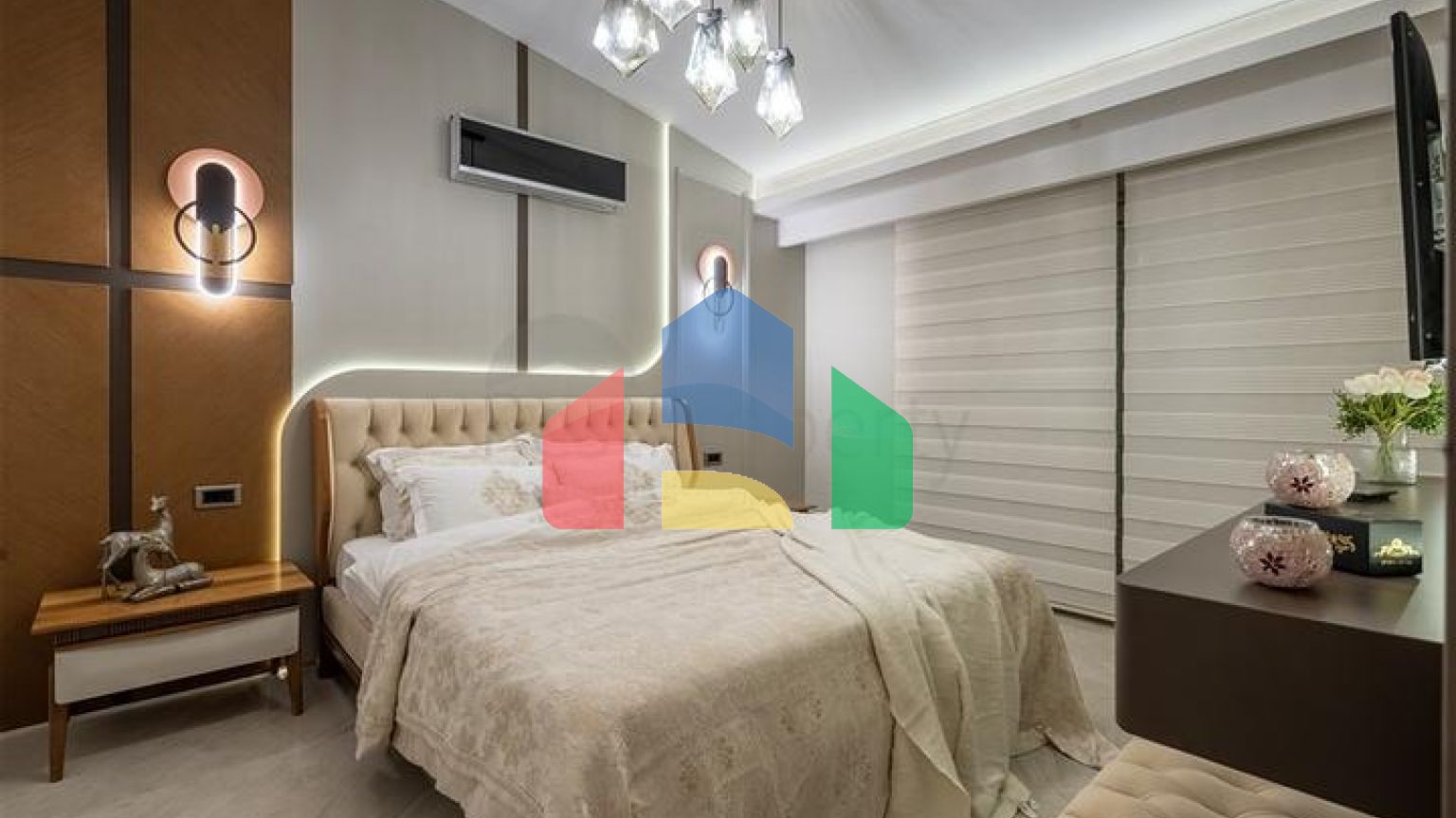 Пентхаус 3+1 с террасой в районе Оба