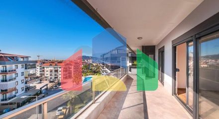 Пентхаус 6+1 с террасами в районе Оба