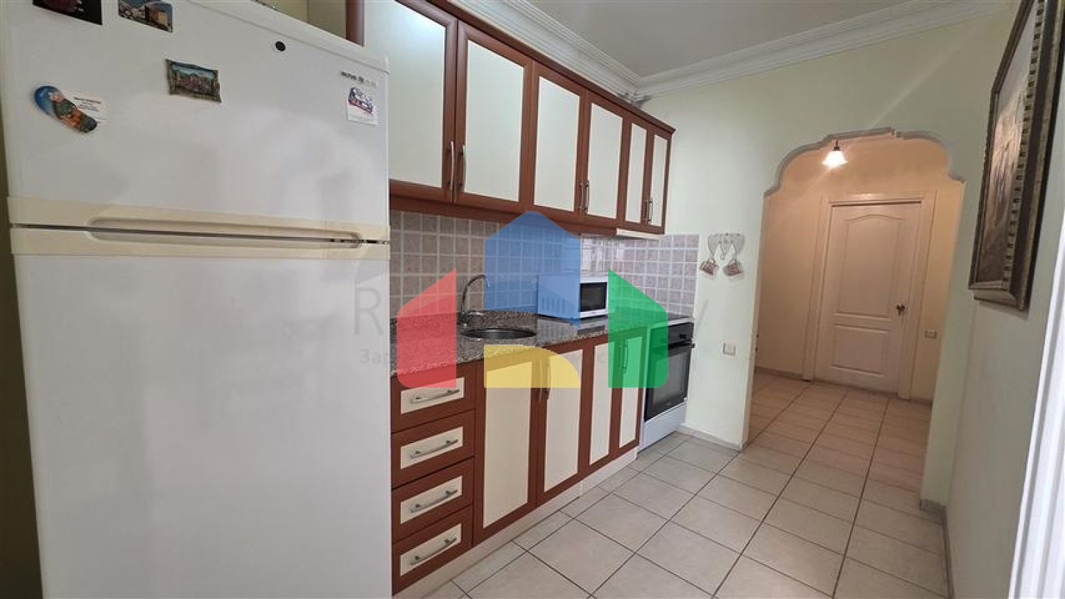 Уютная квартира 2+1 в районе Оба в 300 метрах от пляжа