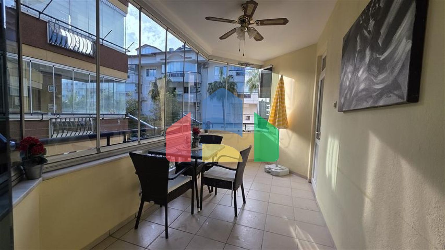 Уютная квартира 2+1 в районе Оба в 300 метрах от пляжа