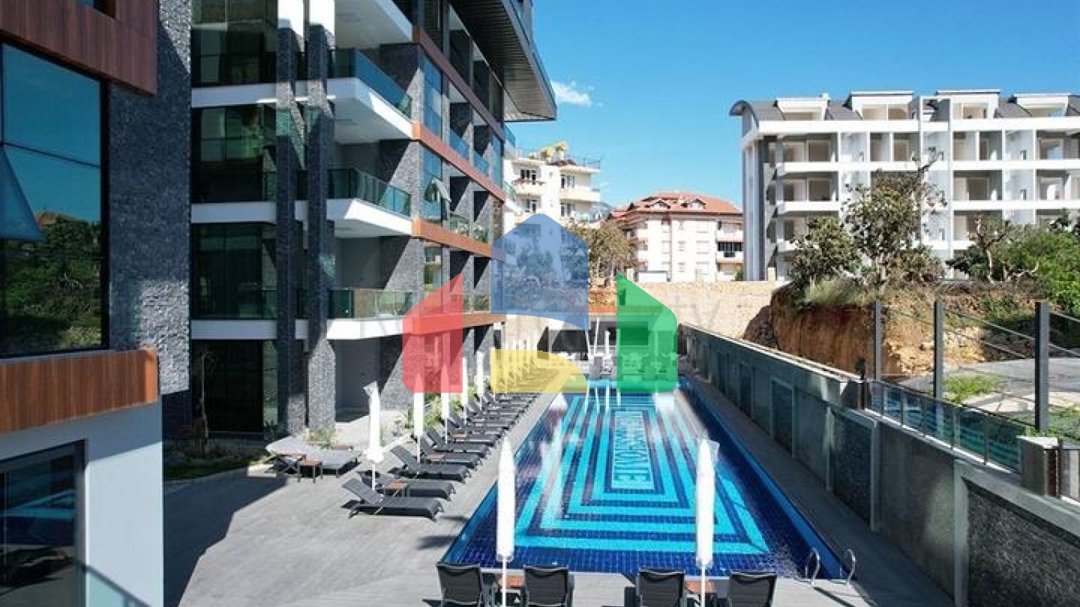 Просторная квартира 3+1 в современном жилом комплексе района Оба