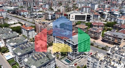 Двухкомнатная квартира 1+1 в современном доме района Оба