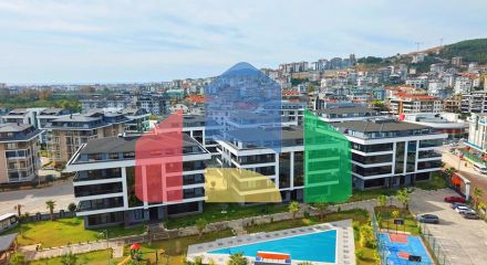 Просторный пентхаус 4+1 с отдельной кухней в современном комплексе