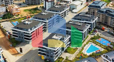 Просторный пентхаус 4+1 с отдельной кухней в современном комплексе