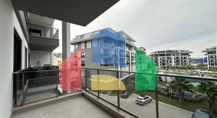 Квартира 1+1 с инфраструктурой комплекса в районе Оба