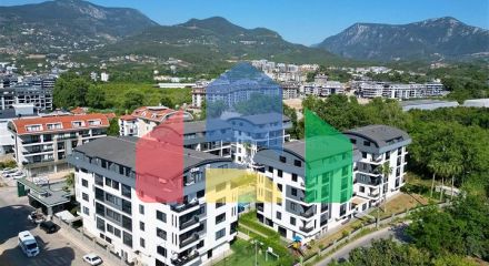 Двухкомнатная квартира 1+1 в современном жилом комплексе района Оба