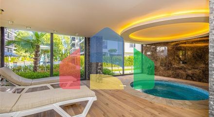 Двухкомнатная квартира 1+1 в современном жилом комплексе района Оба