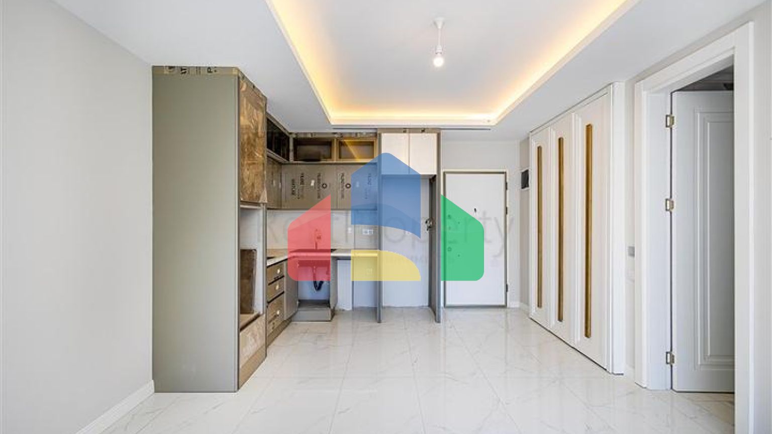 Двухкомнатная квартира 1+1 в современном жилом комплексе района Оба