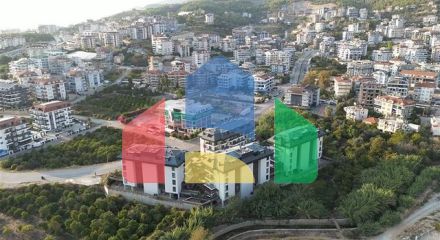 Четырёхкомнатный пентхаус 3+1 с террасой в районе Оба