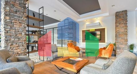 Четырёхкомнатный пентхаус 3+1 с террасой в районе Оба