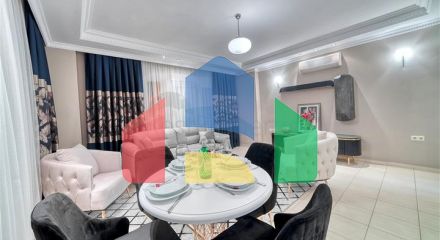 Уютная меблированная квартира 2+1 в районе Оба