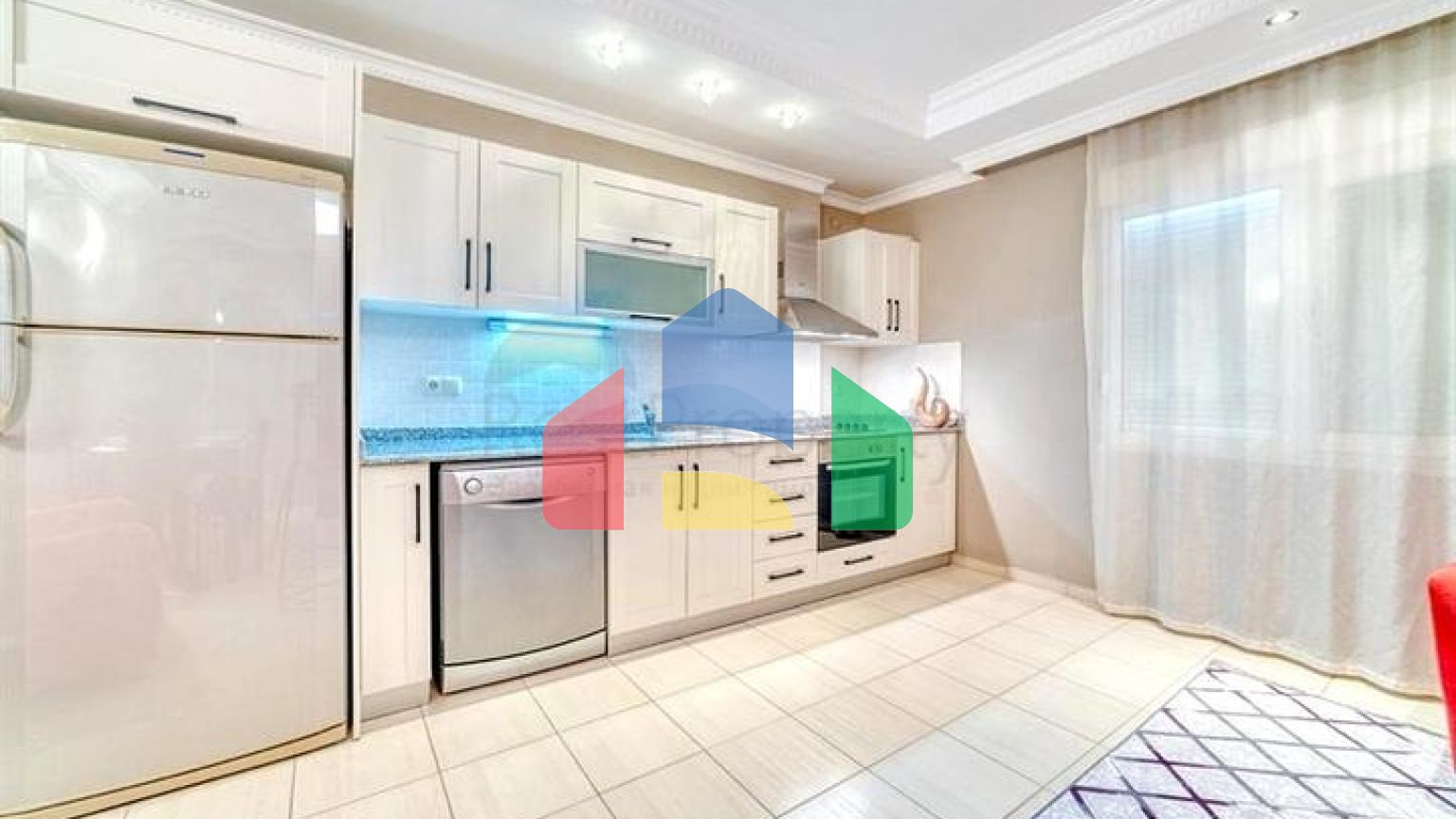 Уютная меблированная квартира 2+1 в районе Оба