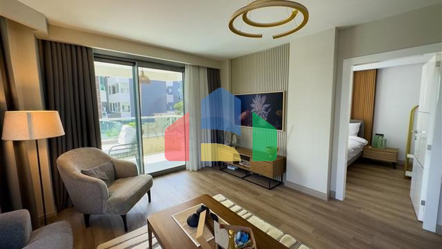 Уютная меблированная квартира 2+1 в районе Оба