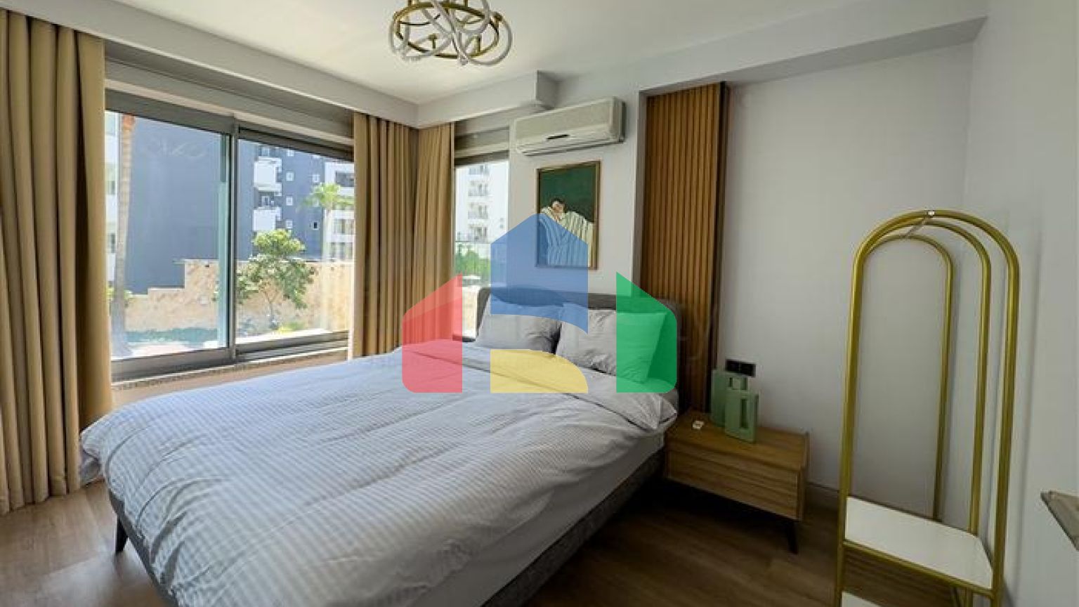 Уютная меблированная квартира 2+1 в районе Оба