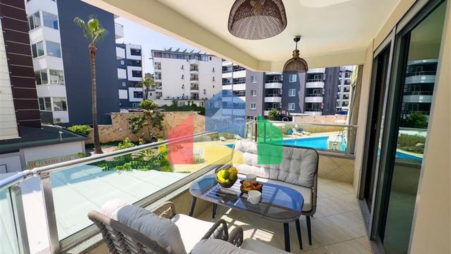 Уютная меблированная квартира 2+1 в районе Оба