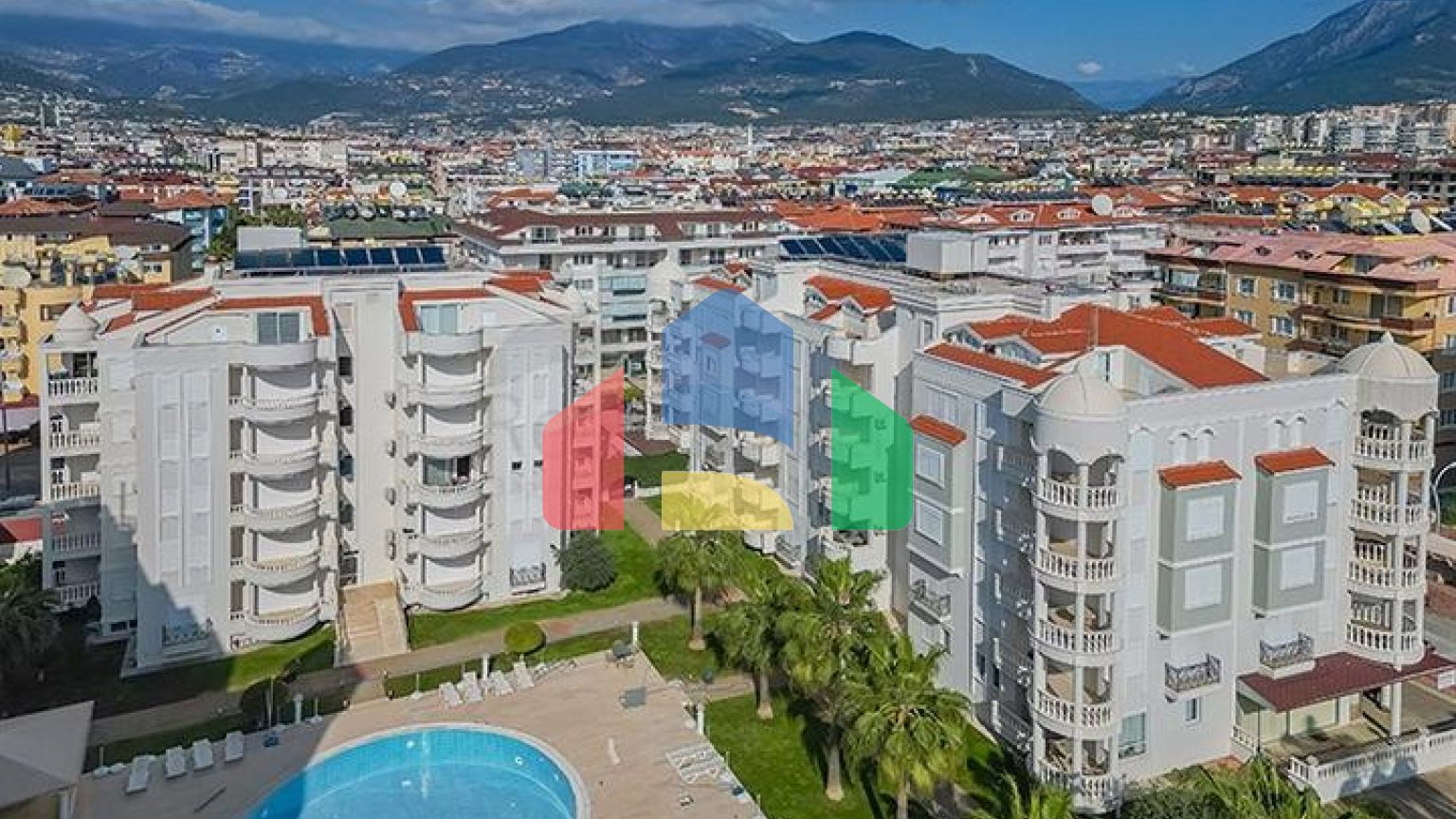 Просторная квартира 2+1 рядом с морем в Оба